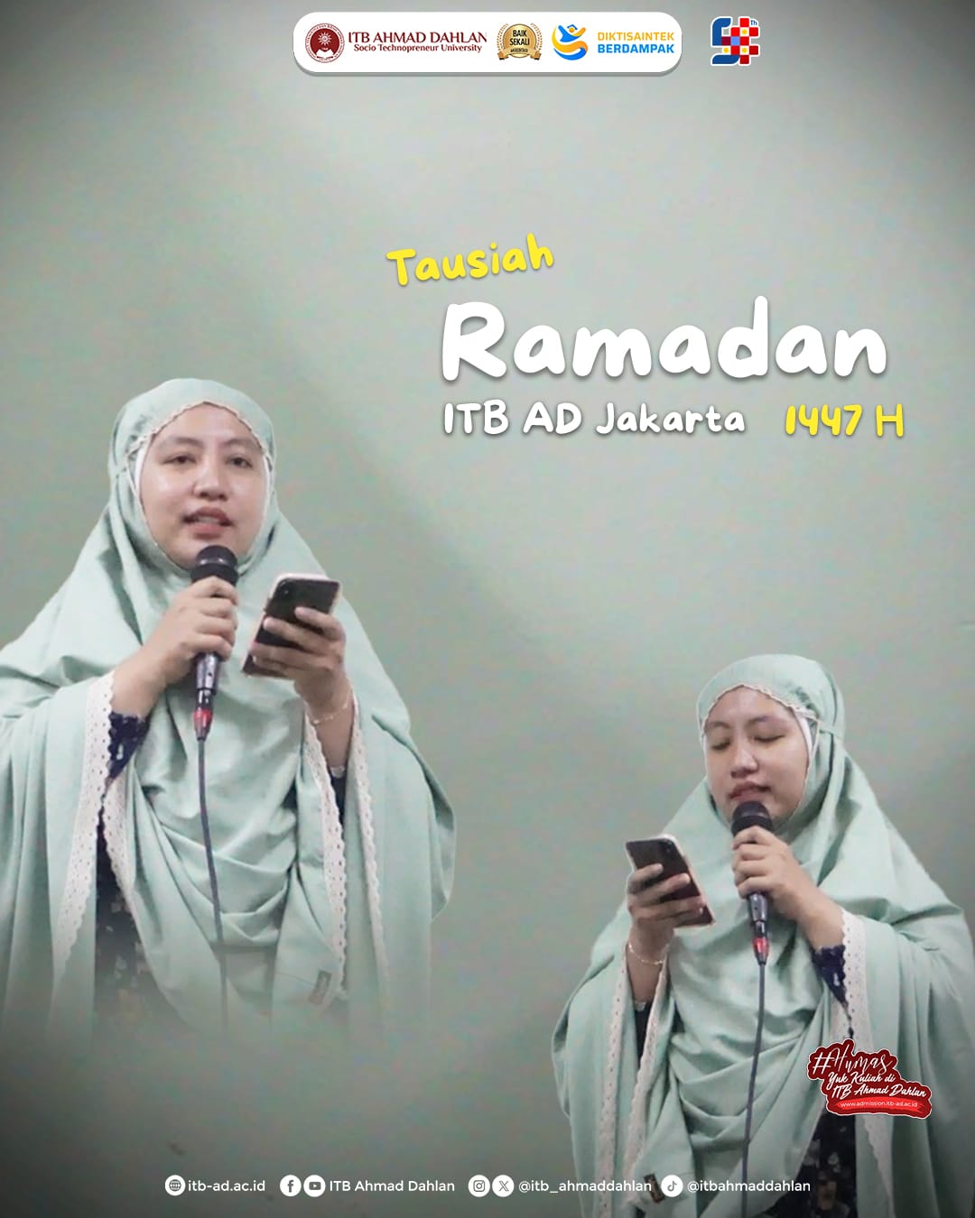 Kajian Ramadan : Ketampanan Menjadi Ujian 